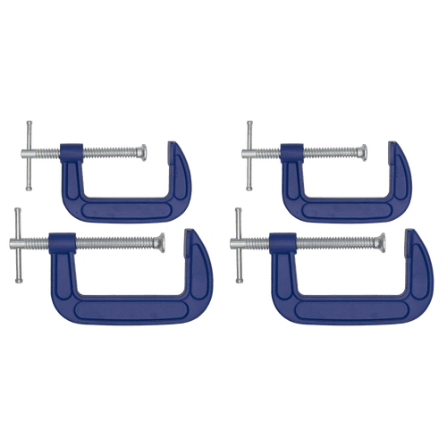 Sealey G-Clamp Set 75mm & 100mm - 4pc AK6003SET