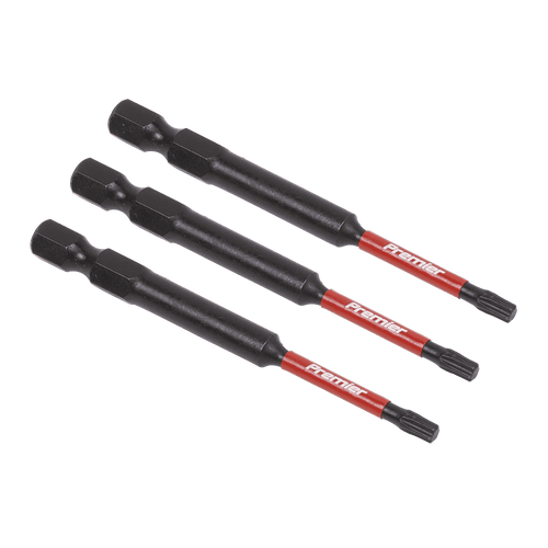 Sealey TRX-Star* T15 Impact Power Tool Bits 75mm - 3pc AK8266