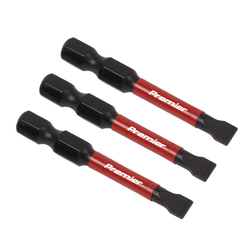 Sealey Slotted 5.5mm Impact Power Tool Bits 50mm - 3pc AK8227