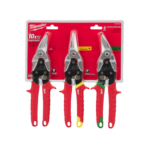 Milwaukee Metal Snips Set of 3 4932499020