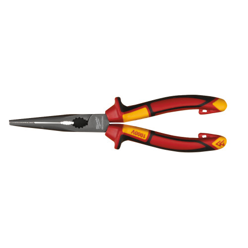 Milwaukee VDE Long Round Nose 205mm Pliers 4932464564