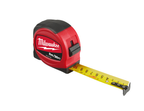 Milwaukee 8M/26FT Length Slimline Measuring Tape 48227726