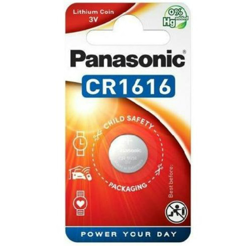 Panasonic CR1616 3 Volt Lithium Coin Battery CR-1616EL