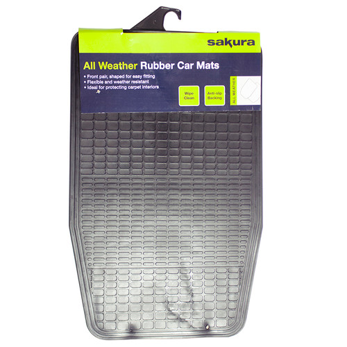 Sakura All Weather Universal Car Mats - Front Pair SS3349