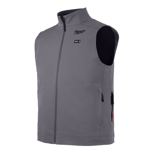 Milwaukee M12 Heated Workwear Body Warmer Vest, Grey Colour Large