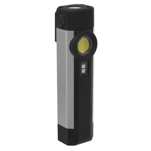 Sealey Rechargeable Aluminium Pocket Light with UV 3W COB & 1 SMD LED LED220UV