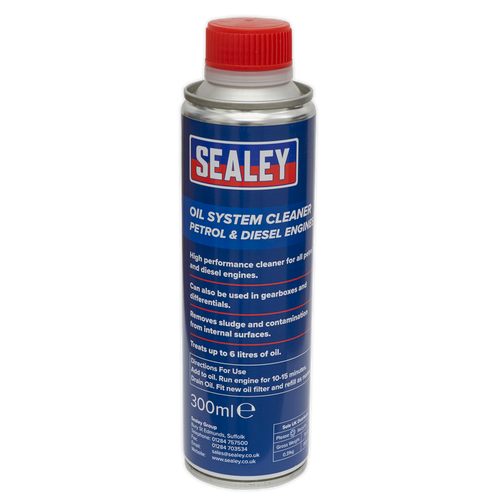 Sealey Oil System Cleaner 300ml - Petrol & Diesel Engines OSCL300