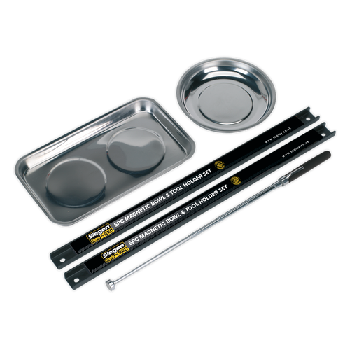 Sealey Magnetic Bowl & Tool Holder Set 5pc S0773