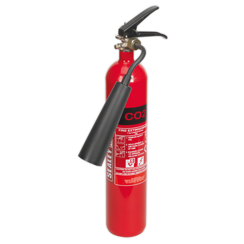 Sealey Fire Extinguisher 2kg Carbon Dioxide SCDE02