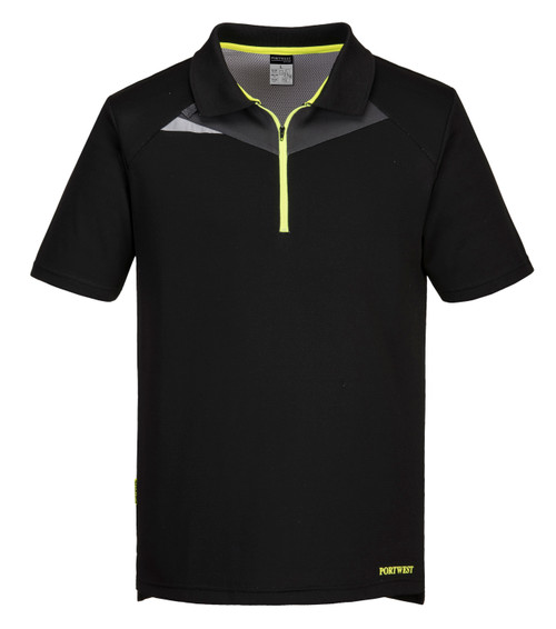 Portwest DX4 Polo Shirt Black DX410