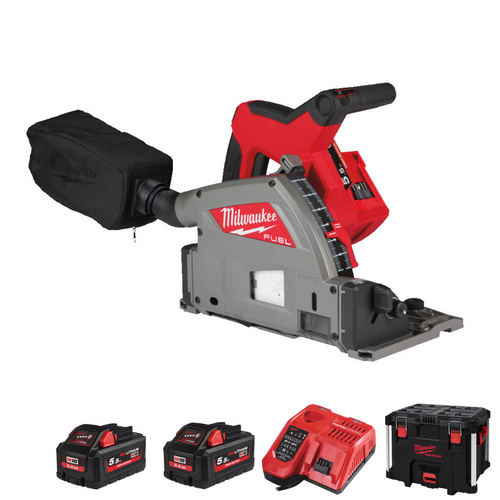 Milwaukee M18 Fuel 55mm Plunge Saw Kit M18FPS55-552X