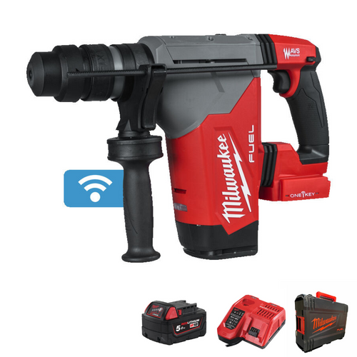 Milwaukee Fuel SDS+ Hammer Drill with ONE-KEY M18ONEFHPX-501X