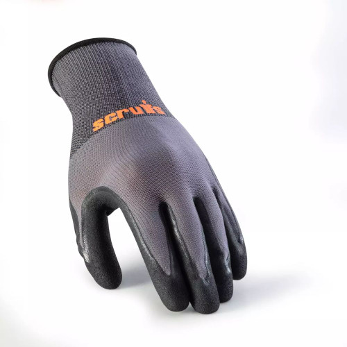 Scruffs All-Purpose Worker Gloves 5 Pack, Grey Colour