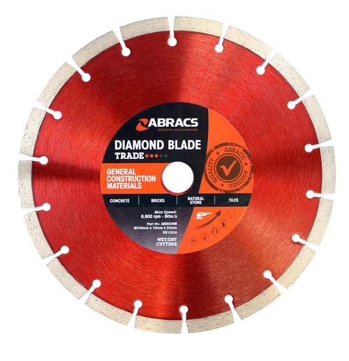 Abracs Diamond Blade 230mm x 10mm x 22mm GCM - Trade ABDD230M