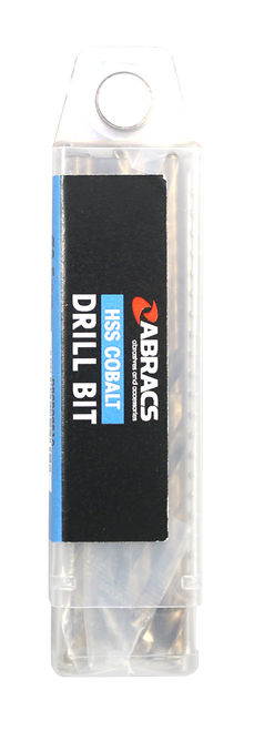 Abracs, 12.0mm, Cobalt, (M35), HSS Drill Bit, 5 pack of drill bits, set of drill bits, DBCB12005, abrac drill parts,