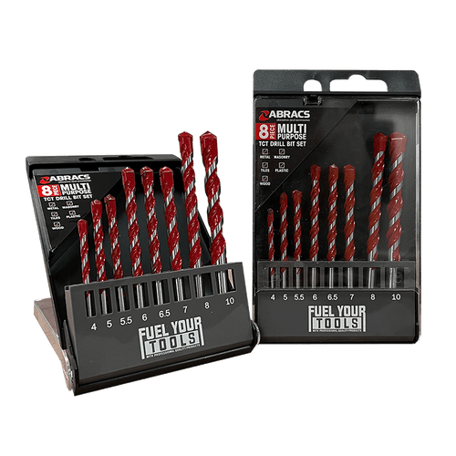 Abracs 8 Piece Multi-Purpose Drill Bit Set MPDBSET8