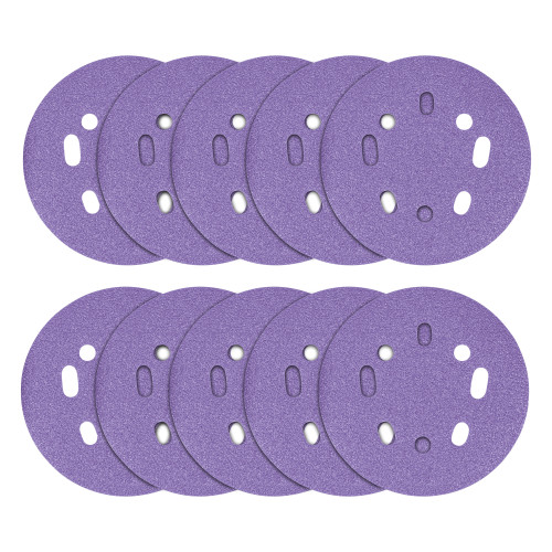 Trend Aluminium Oxide Random Orbital 125mm Sanding Disc 10 Pack, 180 Grit