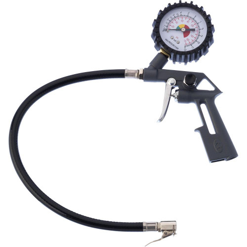 PCL Air Blowgun Style Tyre Inflator, 10-174 psi & 0-12 bar, 0.4m Hose, Euro Connector LTG01