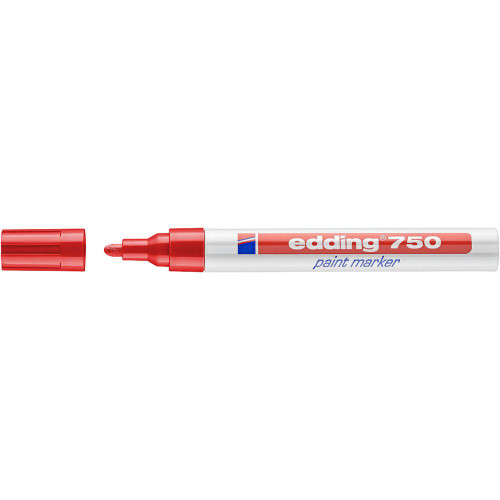 Edding 750 Paint Marker, Red Colour 4-750002