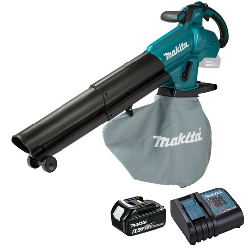 Makita 18v Cordless Leaf Blower Vacuum Kit DUB187RT