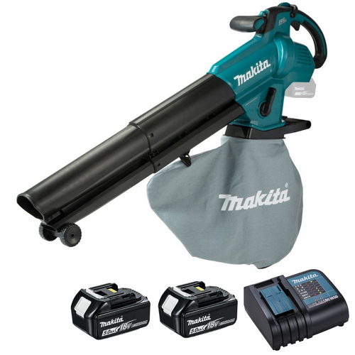 Makita 18v Cordless Leaf Blower Vacuum Kit DUB187RTE