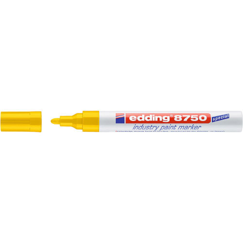 Edding 8750 Industry Paint Marker, Yellow Colour 4-8750005