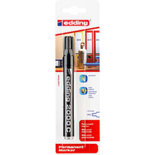 Edding 2000C Permanent Marker, Black Colour 4-2000C-1-1001