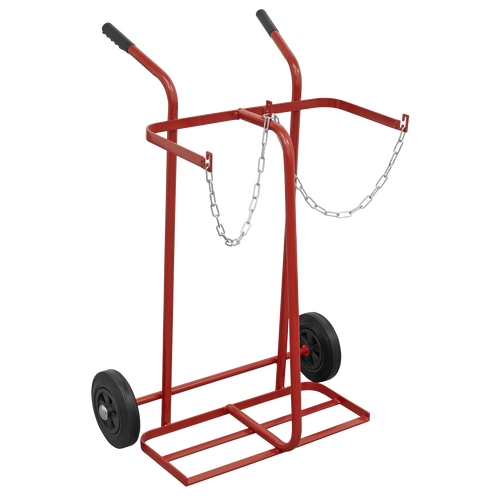 Sealey Welding Bottle Trolley - 2 Bottle ST28/B