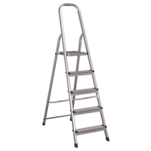 Sealey 5-Tread Trade Aluminium Step Ladder EN 131 ASL5