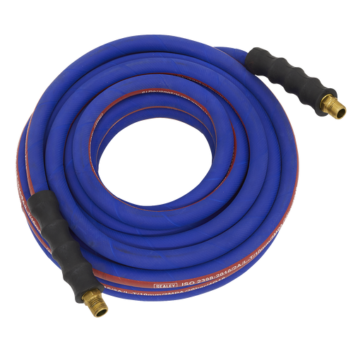 Sealey 15m x Ø13mm Extra-Heavy-Duty Air Hose with 1/2"BSP Unions AH15R/12