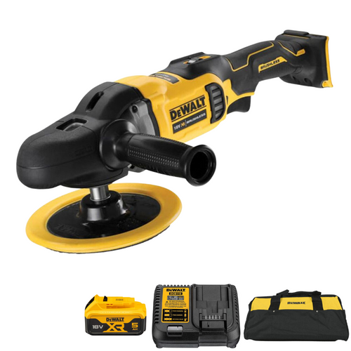 DeWalt 18v XR Brushless Cordless Rotary Polisher Kit DCM849P1