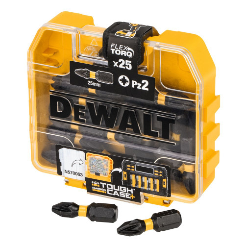 DeWalt Extreme FLEXTORQ Small Bulk Storage 25pc Set PZ2 25mm DT70556T-QZ