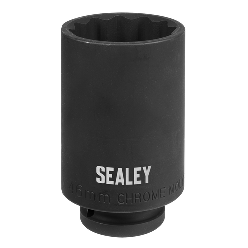 Sealey 1/2"Sq Drive 46mm 12-Point Impact Socket SX046