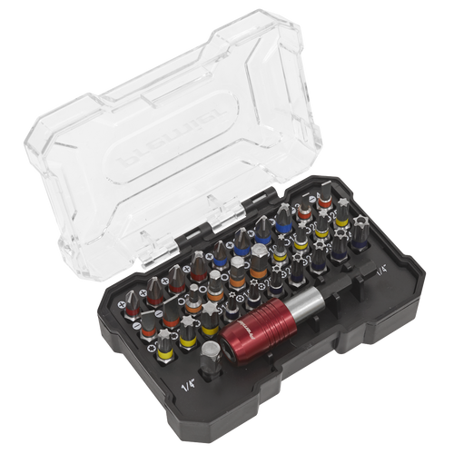 Sealey 32pc Colour-Coded Bit Set AK2110