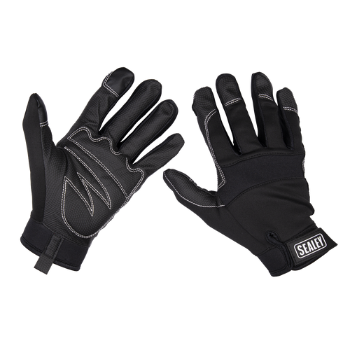 Sealey Light Palm Tactouch Mechanic's Gloves - X-Large MG798XL