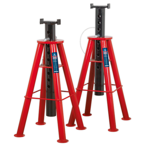 Sealey High Level Axle Stands (Pair) 10 Tonne Capacity per Stand AS10H