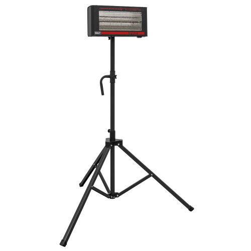 Sealey 1.2kW Infrared Quartz Heater with Tripod Stand 230V