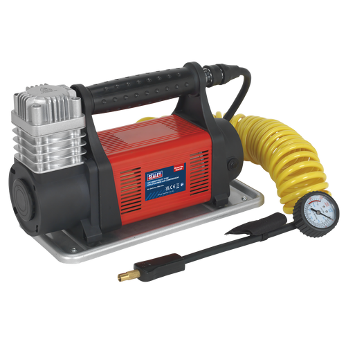 Sealey 12V Heavy-Duty Tyre Inflator/Mini Air Compressor MAC07