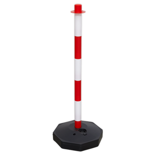 Sealey Red/White Post with Base RWPB01