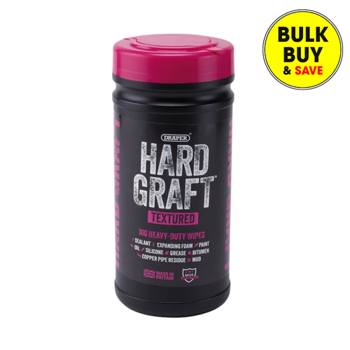 Draper Hard Craft Multi-Purpose Textured Wipes 12435