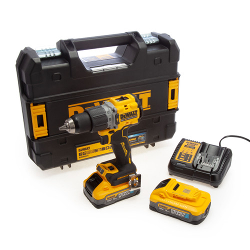 DeWalt DCD805NH2T 18V XR Brushless Cordless Combi Drill Kit With 2x5.0Ah Batteries