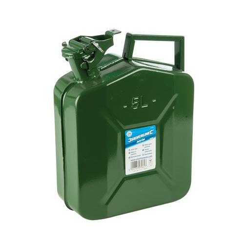 Silverline 5 Litre Green Jerry Can 342497