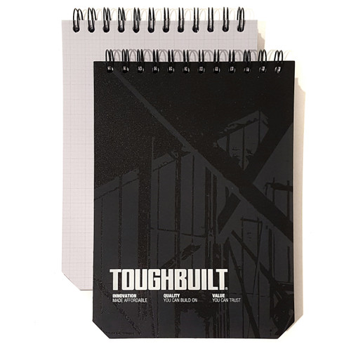 ToughBuilt TB-56-L-2 Large Grid Notebooks - 2 Pack