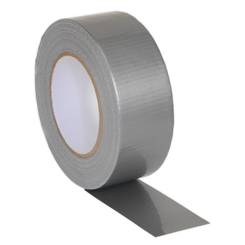 Duct Tape 48mm x 50m Silver | General purpose duct tape with a gloss finish. | toolforce.ie