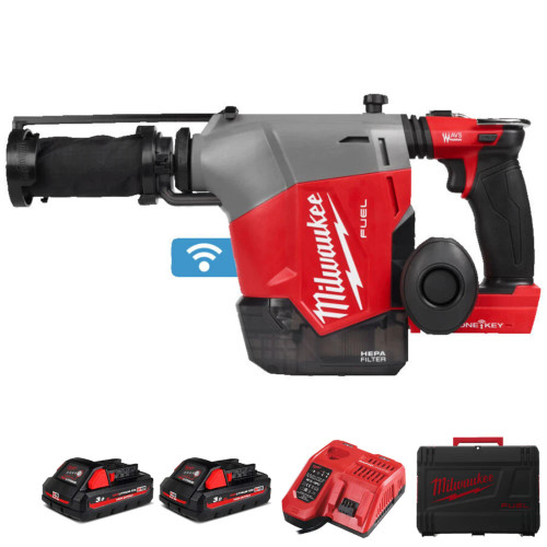 Milwaukee M18FHAFOH16-302X M18 One-Key Brushless Overhead SDS Hammer Drill Kit