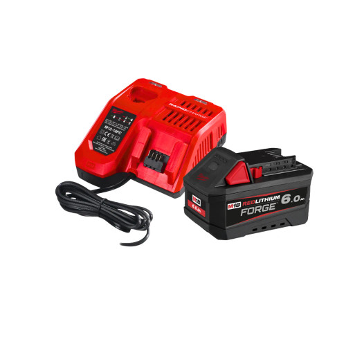Milwaukee M18 6.0Ah Forge Battery & Fast Charger Kit M18 FNRG-601