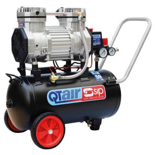 SIP QT AIR DD 1.5hp 24ltr Ultra Low Noise Oil-Free Direct Drive Compressor 05491