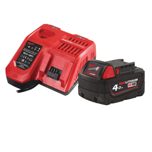Milwaukee M18 4.0Ah Battery & Fast Charger Kit M18NRG-401