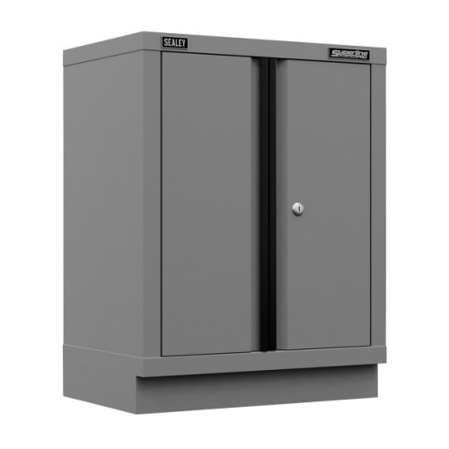 Sealey Superline PRO Black Edition Modular Floor Cabinet 2 Door 680mm APMS33BE