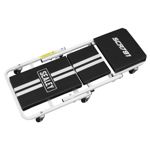 Sealey Compact Steel Creeper/Seat with 6 Wheels SCR791